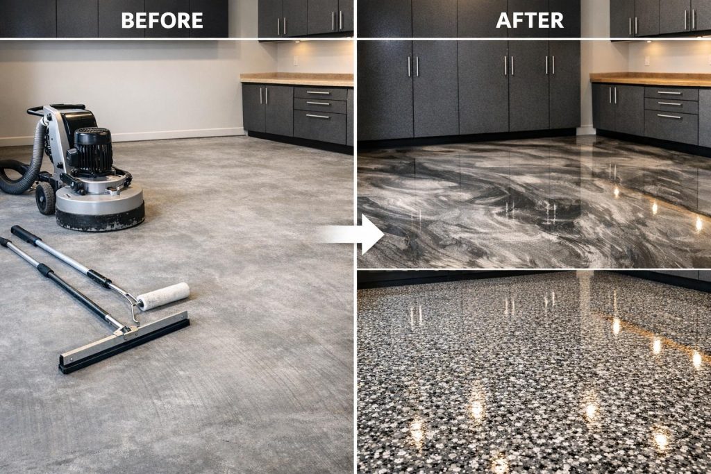 Garage Floor Coating Checklist: Before Installation